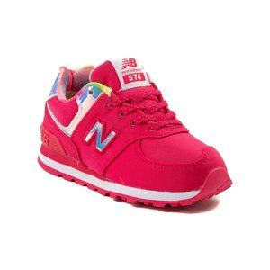 Infants Kids New Balance 574 Athletic Shoe Pink